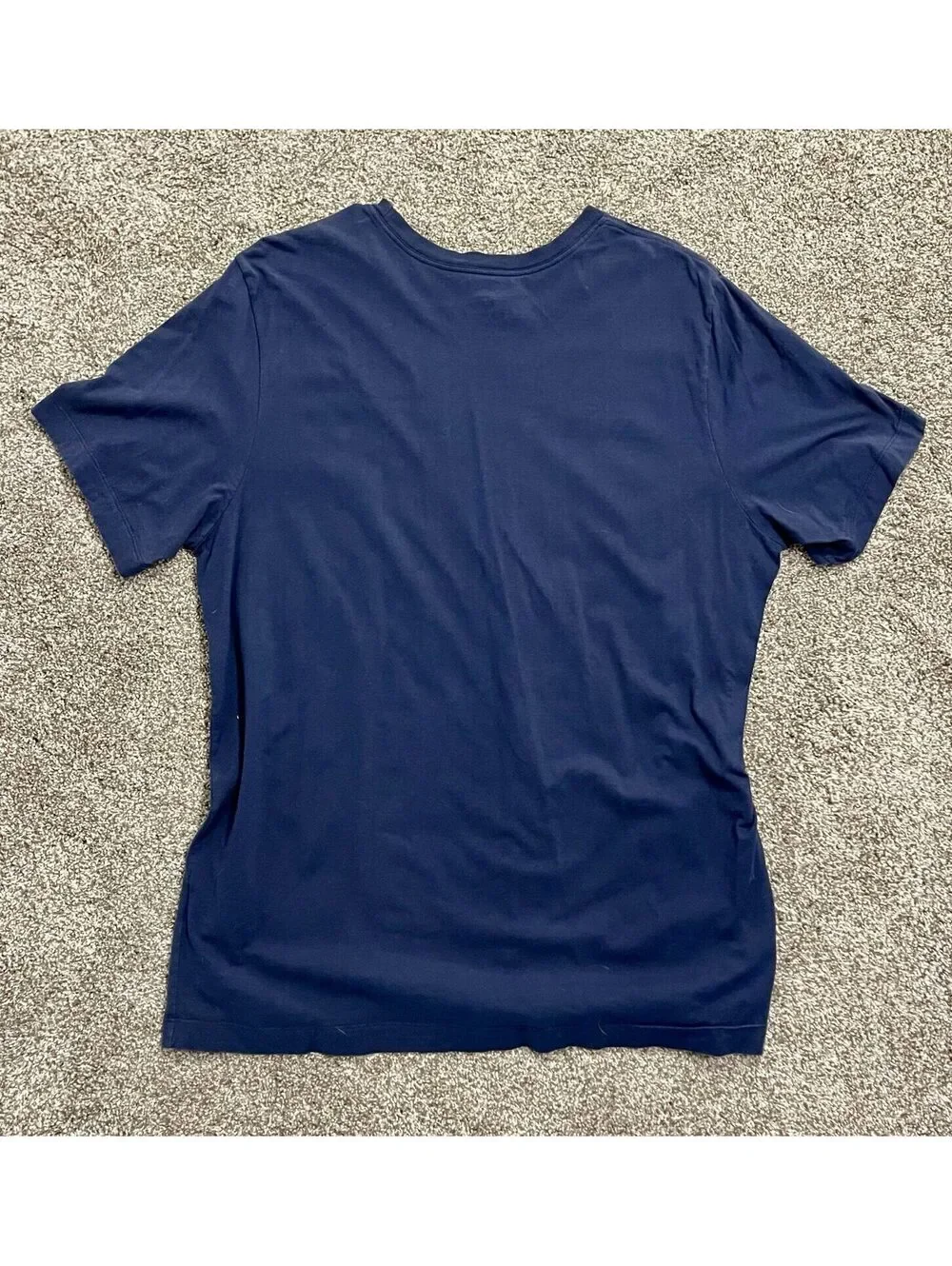 Nike Tee Navy Swoosh T-Shirt Men's XL
